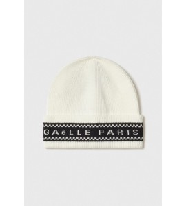 GAELLE Cappellino con logo a contrasto in maglia