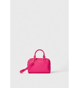 GAELLE Mini bauletto in ecopelle saffiano con manico