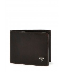 GUESS Portafoglio uomo vera pelle