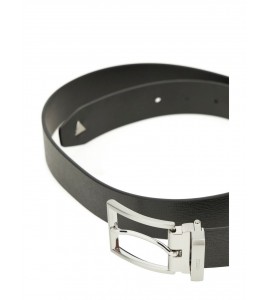 GUESS Cintura classic monacchina vera pelle