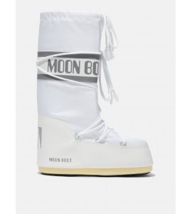 MOON BOOT ICON BIANCO IN NYLON