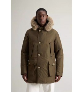WOOLRICH Arctic Parka in Ramar Cloth con pelliccia removibile