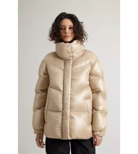 WOOLRICH Piumino Aliquippa in nylon lucido