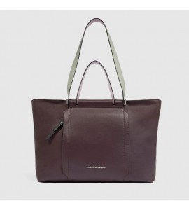 PIQUADRO Borsa donna in pelle porta PC 14"