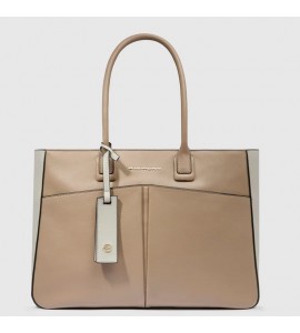 PIQUADRO Borsa donna in pelle porta PC 15,6"