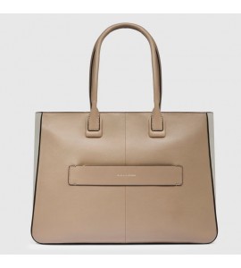 PIQUADRO Borsa donna in pelle porta PC 15,6"