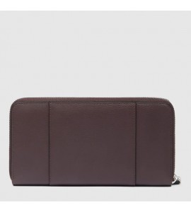 PIQUADRO Portafoglio donna soffietti con zip Circle