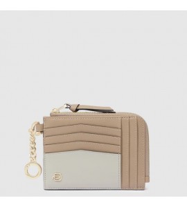 PIQUADRO Portamonete donna con portachiavi