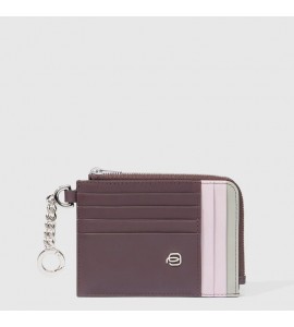 PIQUADRO Portamonete donna con portachiavi