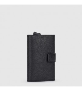 PIQUADRO Porta carte di credito in metallo