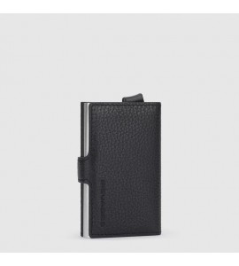 PIQUADRO Porta carte di credito in metallo