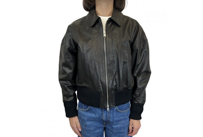 DFOUR BOMBER DONNA IN PELLE