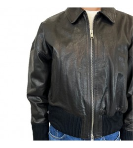 DFOUR BOMBER DONNA IN PELLE