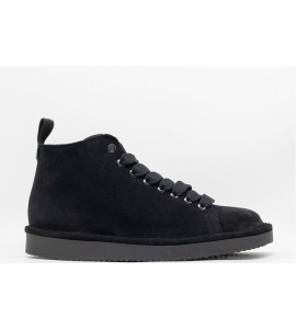PANCHIC POLACCHINO UOMO P01 IN SUEDE FODERATO IN MICROFIBRA NERO