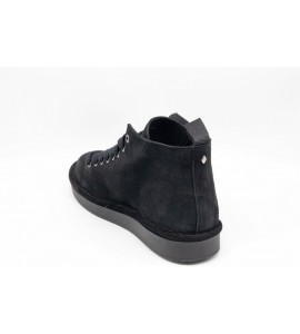 PANCHIC POLACCHINO UOMO P01 IN SUEDE FODERATO IN MICROFIBRA NERO