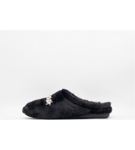 GRUNLAND Ciabatta peluche con accessorio | GLES