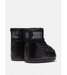 MOON BOOT ICON LOW GLANCE NERO IN RASO