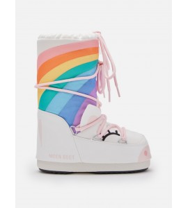 MOON BOOT ICON JUNIOR UNICORN BIANCO