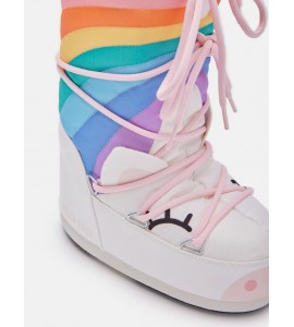 MOON BOOT ICON JUNIOR UNICORN BIANCO