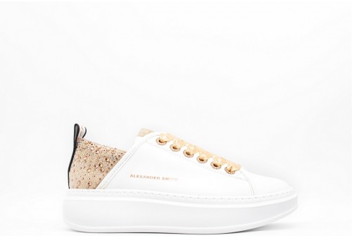 ALEXANDER SMITH WEMBLEY WOMAN WHITE PEACH