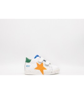 FALCOTTO Sneakers in pelle bimbo