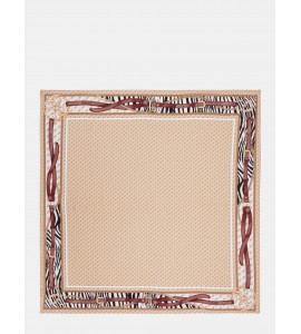 GUESS Foulard Zamira Animalier 4G Logo