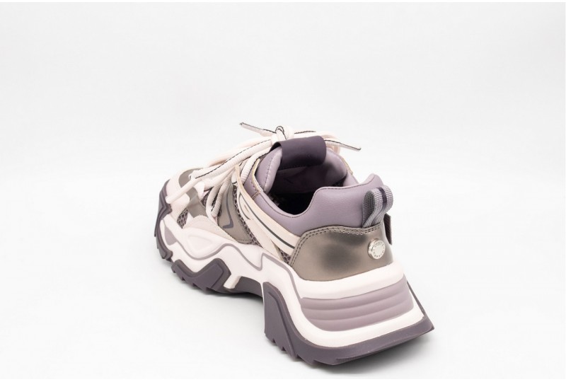 Steve Madden Branchie – Sneaker Donna Con Suola Platform, Colore Pelle Scamosciata