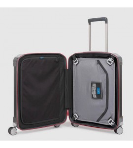 PIQUADRO Trolley cabina rigido ultra slim a quattro ruote