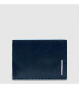 PIQUADRO Portafoglio uomo con porta documenti, porta Blue Square