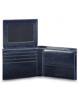 PIQUADRO Portafoglio uomo con volantino Blue Square
