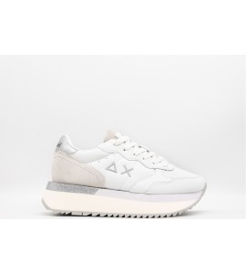 SUN 68 BIG ALLY LEATHER BIANCO
