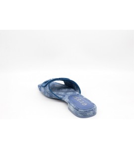 GUESS Sandalo Tarisha denim 4G logo peony