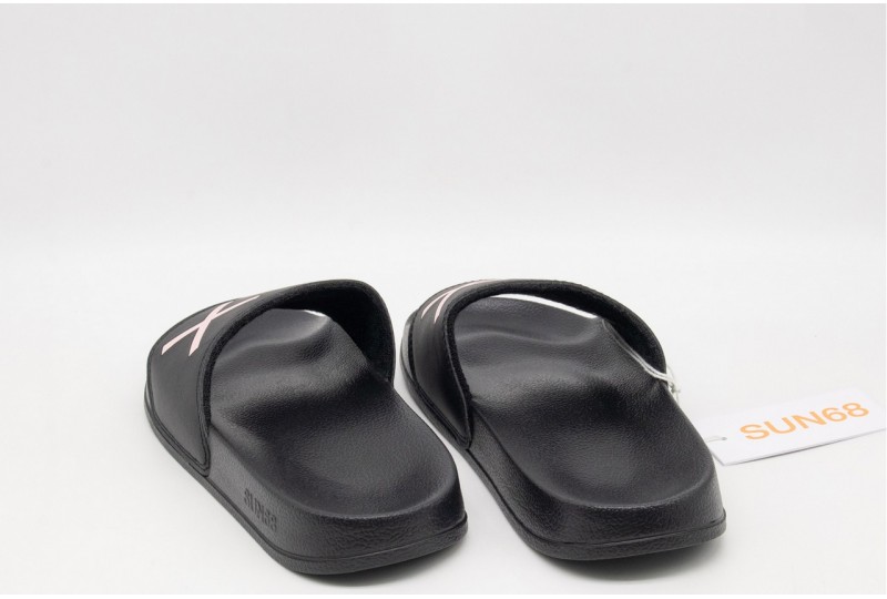 Ciabatte SUN68 Logo X35204 - Slippers In Poliuretano 100% Unisex, Colore Nero - Foto 5