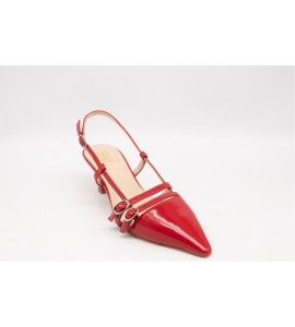 OVYE' Slingback In Naplak JEZEBEL