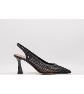 OVYE' Slingback In Rete Con Strass TRISTINE
