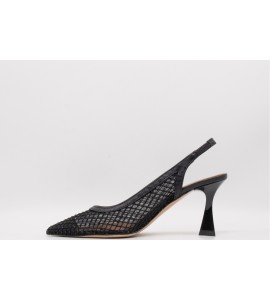 OVYE' Slingback In Rete Con Strass TRISTINE