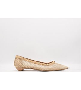 OVYE' Ballerina traforata con borchiette