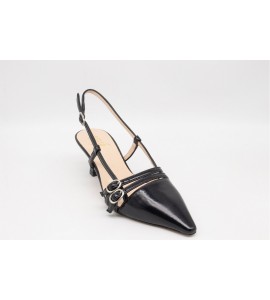 OVYE' Slingback In Naplak JEZEBEL