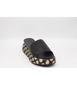 LIU JO Ciabatte platform in rafia