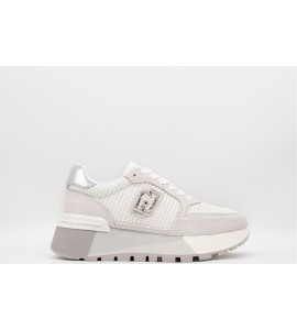 LIU JO Sneakers platform in suede e mesh