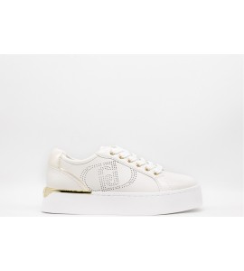 LIU JO Sneakers in pelle con logo traforato