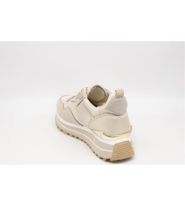 LIU JO Sneakers platform in pelle e mesh
