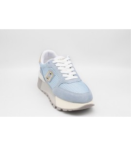 LIU JO Sneakers platform in suede e mesh