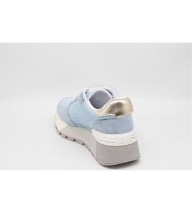 LIU JO Sneakers platform in suede e mesh