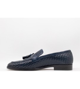 EXTON Mocassini Uomo Pelle Di Vitello Jeans
