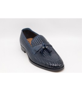 EXTON Mocassini Uomo Pelle Di Vitello Jeans