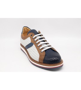 EXTON Sneakers Uomo Pelle Di Vitello