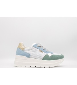 IGI & CO Sneakers con zeppa da donna menta-celeste