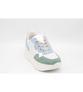 IGI & CO Sneakers con zeppa da donna menta-celeste