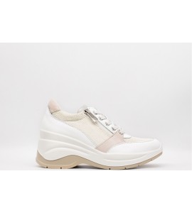 IGI & CO Sneakers con zeppa da donna bianco-bianco glitter